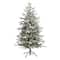 4.5ft. Pre-Lit Manchester Spruce Artificial Christmas Tree, Clear LED Lights